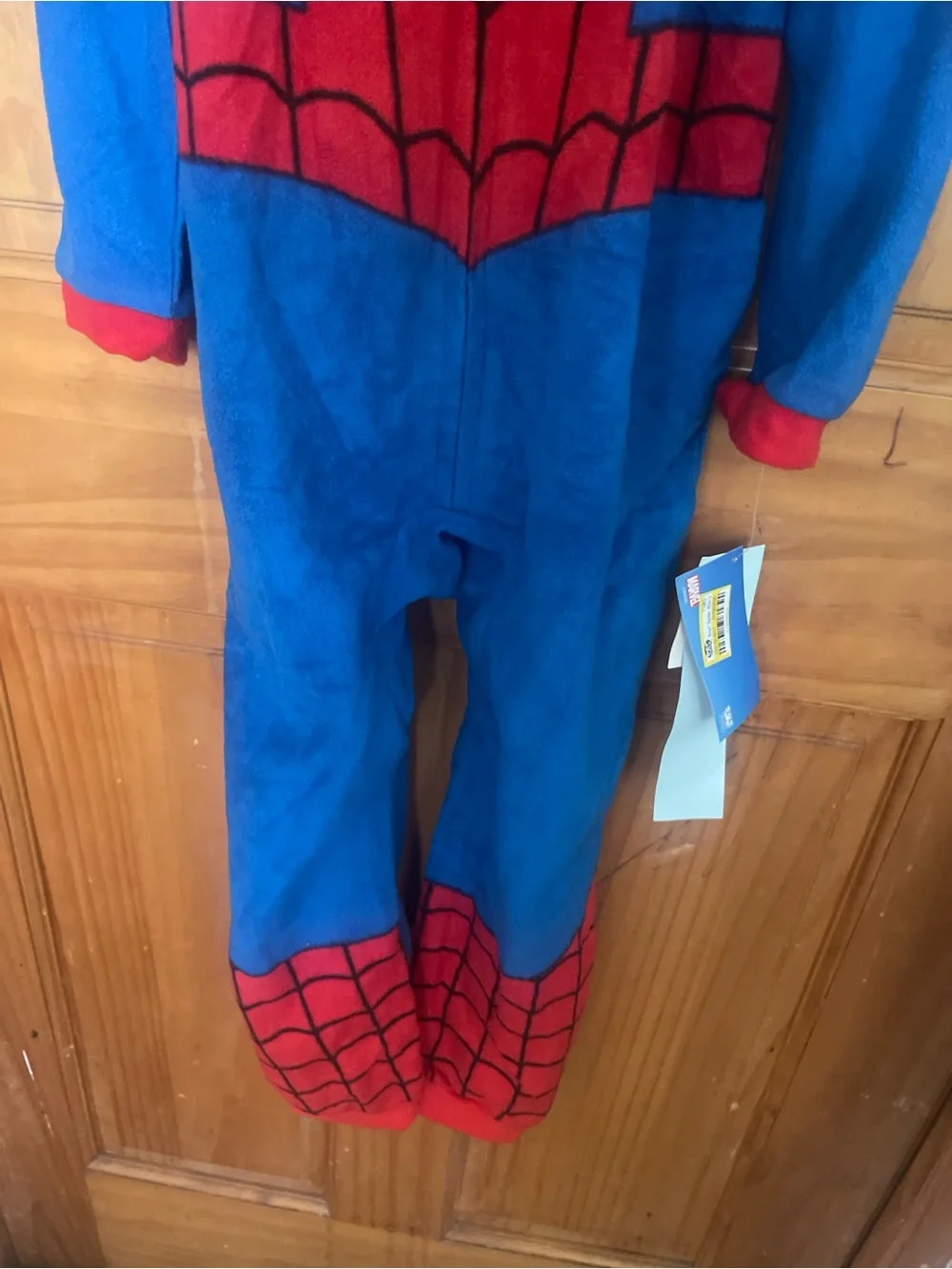 Boys' Spider-Man Union Suit - Red & Blue Sz 6/7